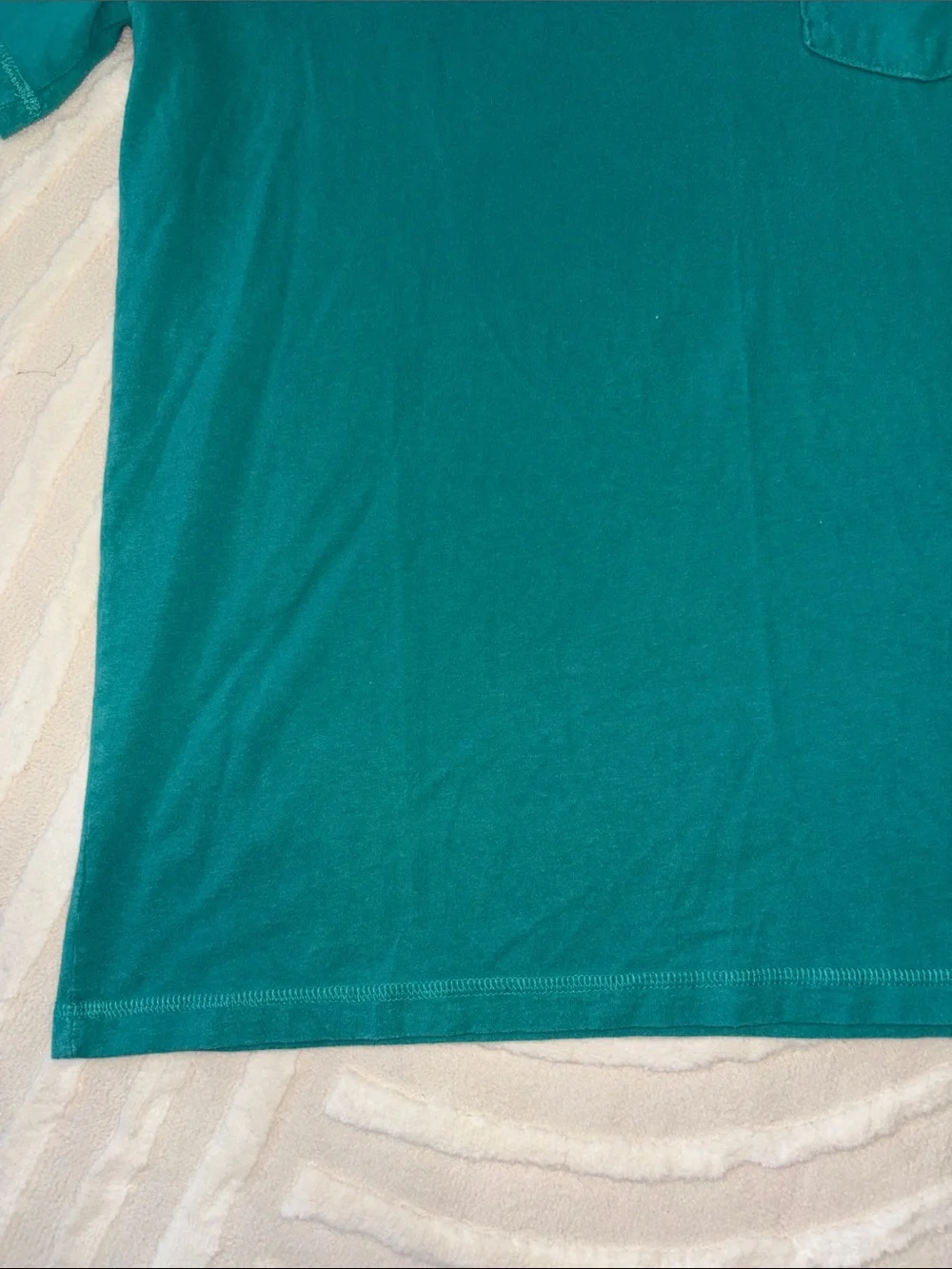 The North Face Teal Short Sleeve Pocket Tee